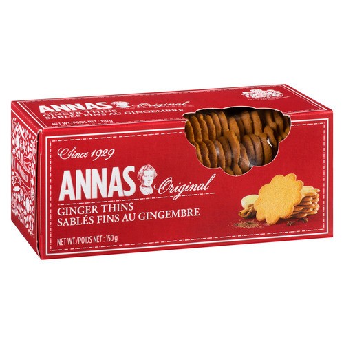 Annas Cookies Ginger Thins 150 g