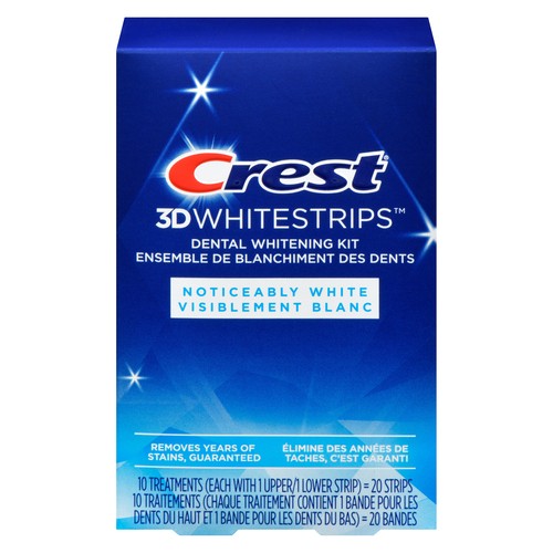 Crest 3D Whitestrips Noticeably White At-home Whitening Kit 10 Treatments 