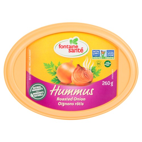 Fontaine Santé Gluten Free Hummus Roasted Onion 260 g
