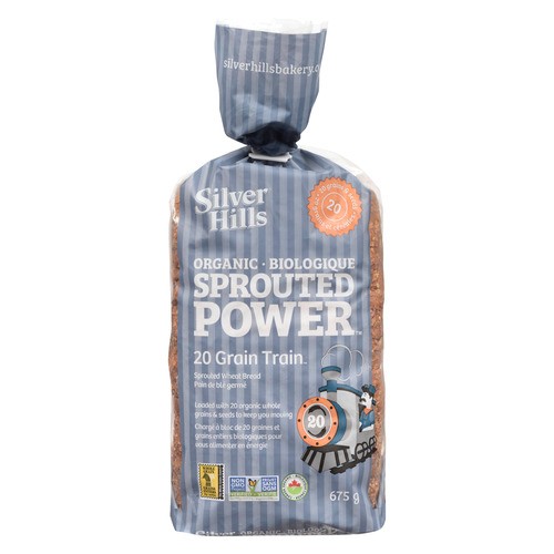 Silver Hills Sprouted Power Organic Bread 20 Grain Train 675 g (frozen)
