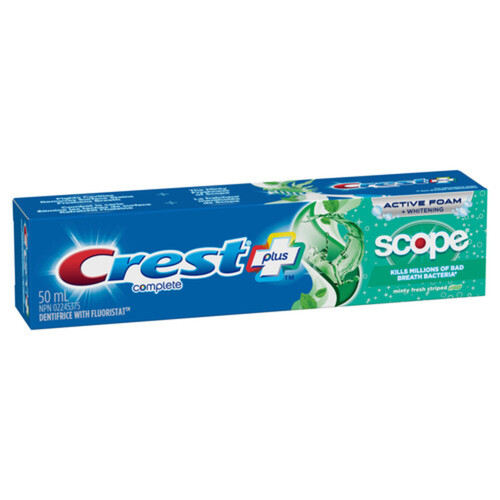 Crest Complete Whitening Plus Scope Minty Fresh Toothpaste 50 mL