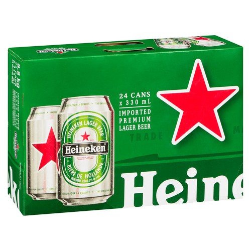 Heineken Beer 5% Alcohol 24 x 330 ml (cans)