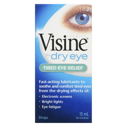 Visine Tired Relief Eye Drops 15 ml