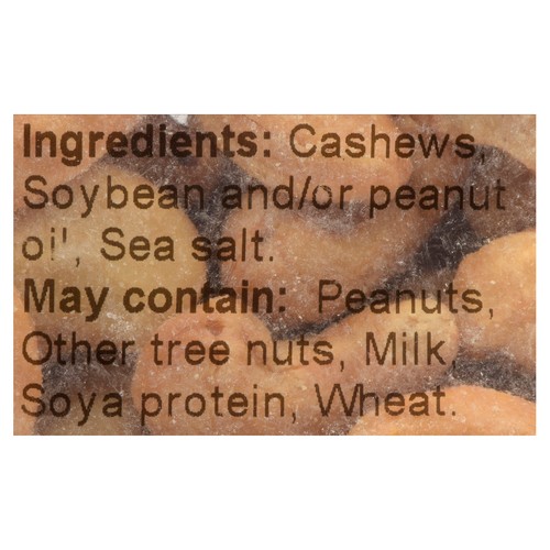 Reddi Snack Cashews Roasted W/Salt 200 g
