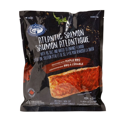 True North Seafood Frozen Atlantic Salmon Maple BBQ 454 g