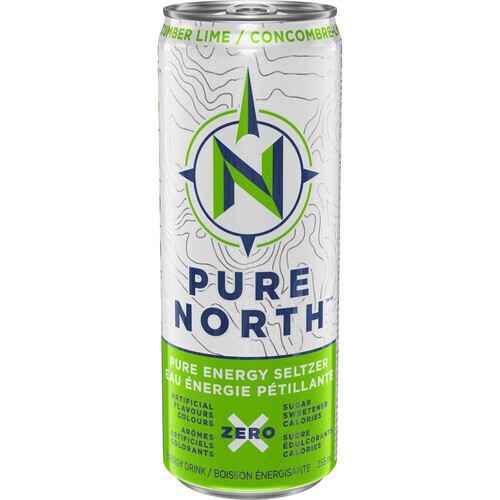 Pure North Energy Drink Cucumber Lime 355 ml (can)