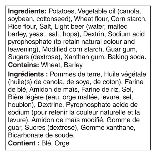 McCain Frozen Bistro Selects Fries Beer Battered  624 g