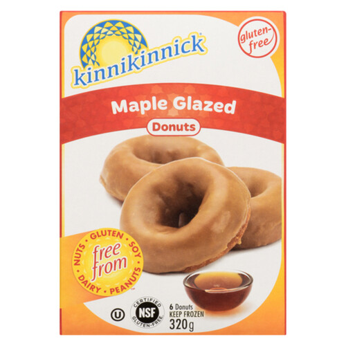 Kinnikinnick Gluten-Free Donuts Maple Glazed 320 g (frozen)