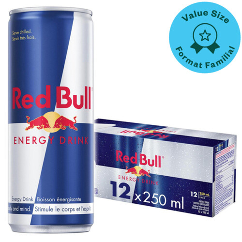 Red Bull Energy Drink 12 x 250 ml (cans)