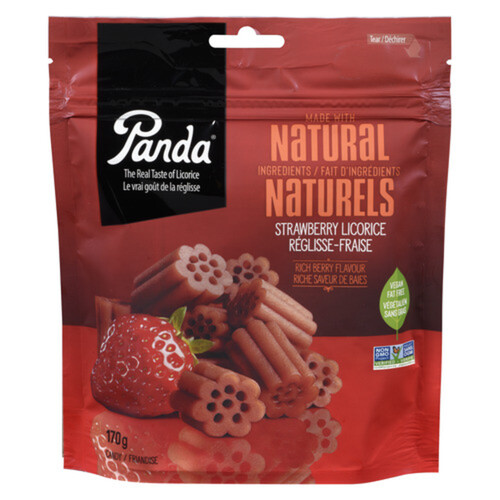 Panda Natural Strawberry Licorice Rich Berry 170 g