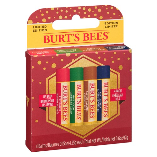 Burts Bees Lip Balm Canada Holiday 2021 Limited Edition 