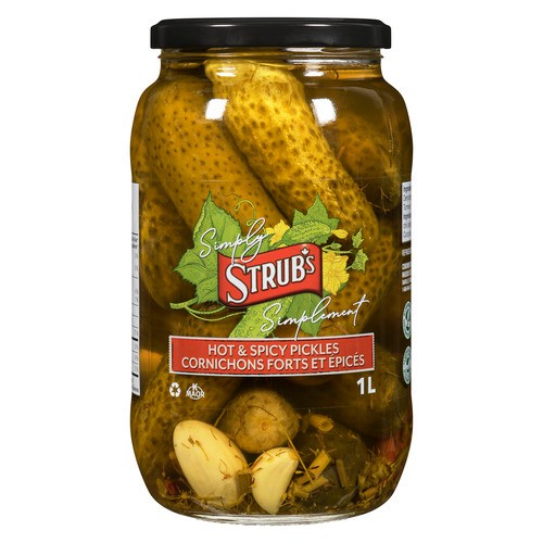 Simply Strub's Pickles Hot & Spicy 1 L