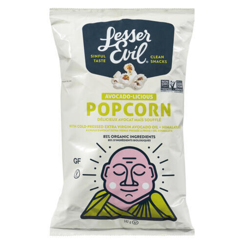 Lesser Evil Gluten-Free Popcorn Avocado-licious 142 g