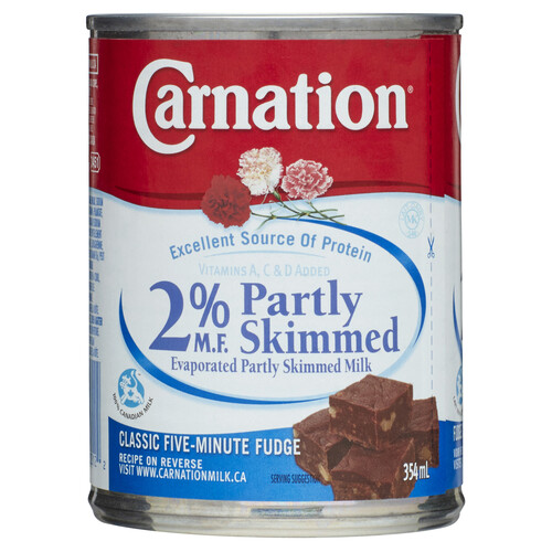 Carnation Evaporated Milk 2% Partly Skimmed 354 ml