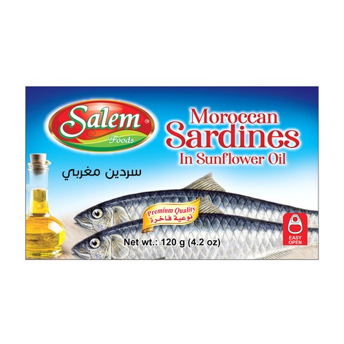 Salem Sardines In Sunflower Oil 120 g