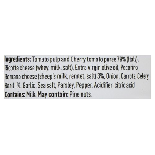 Favuzzi Tomato Sauce Basil And Pecorino 480 ml