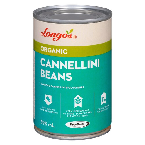 Longo's Organic Cannellini Beans 398 ml