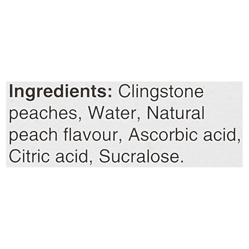 Del Monte Diced Peaches In Water Orchard Peach 16 x 107 ml