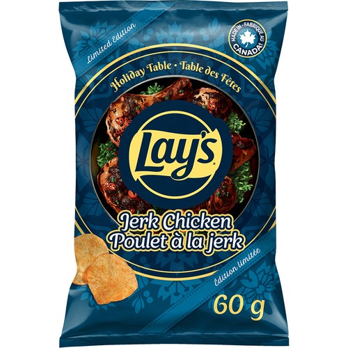 Lay’s Potato Chips Jerk Chicken Flavoured 60 g