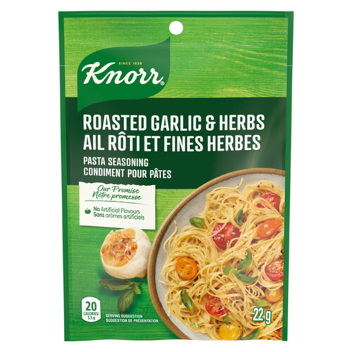 Knorr Pasta Seasoning Garlic + Herb 22 g