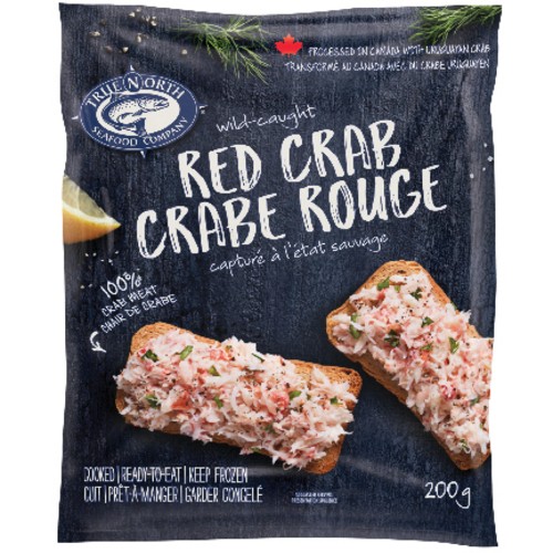 True North Frozen Cooked Red Crab Meat 200 g
