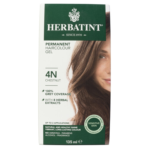 Herbatint Hair Colour Gel 4N Chestnut 135 ml