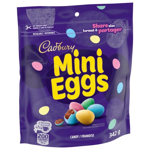 Cadbury Mini Eggs Chocolatey Candy Bag 342 g