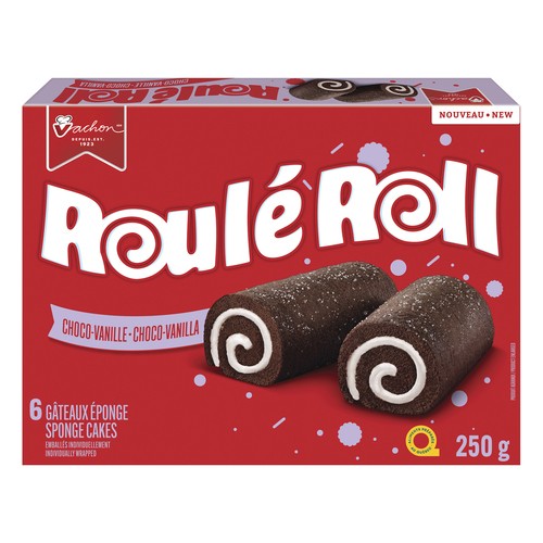 Vachon Cake Rolls Choco-Vanilla 250 g
