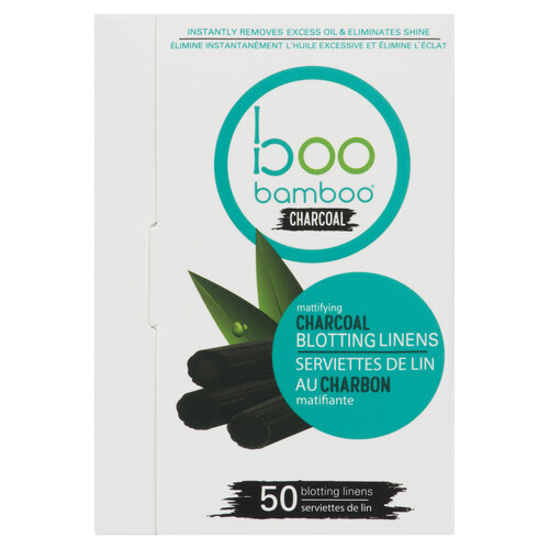 Boo Bamboo Charcoal Blotting Linens 50 EA