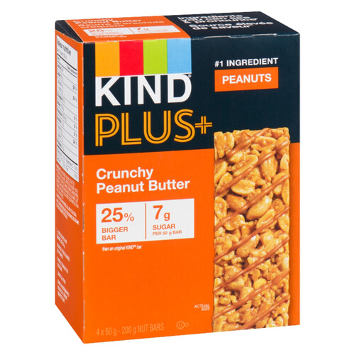 Kind Plus Granola Bars Crunchy Peanut Butter 4 x 50 g