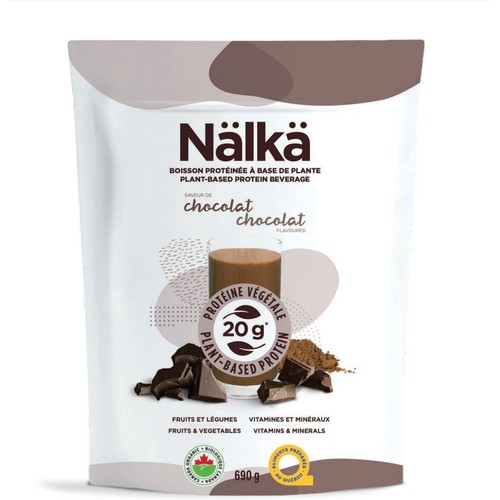 Nälkä Plant Based Organic Protein Drink Mix Chocolate 690 g