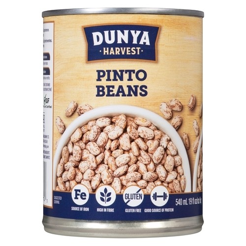 Dunya Harvest Gluten-Free Canned Beans Pinto 540 ml