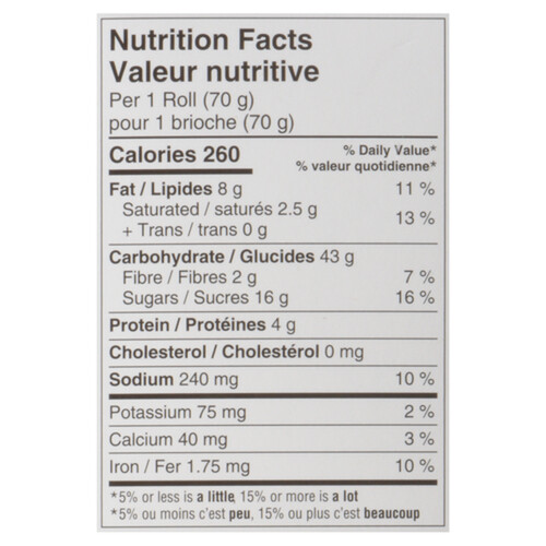 Cinnaroll Cinnamon Rolls 9 x 70 g (frozen)