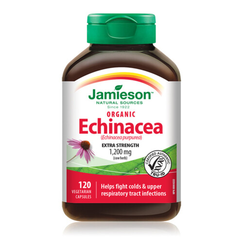 Jamieson Organic Echinacea Extra Strength Capsules 120 Count