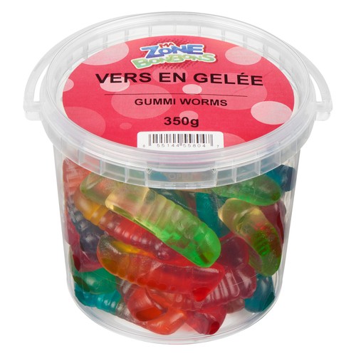 Les Aliments Johnvince ZB Gummi Worms 350 g