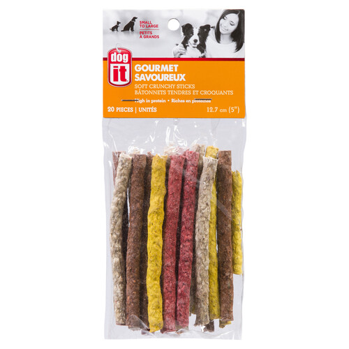 Dogit Rawhide Chew Sticks Soft 12.7 cm 20 EA