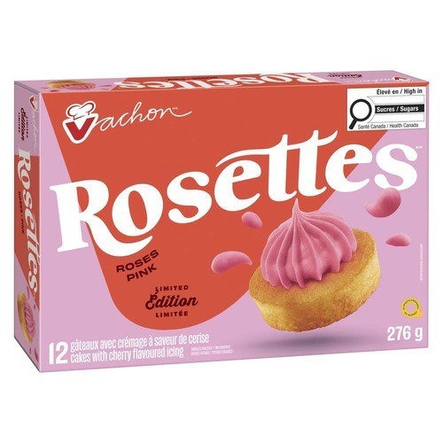 Vachon Rosettes Cake Pink 12 x 23 g