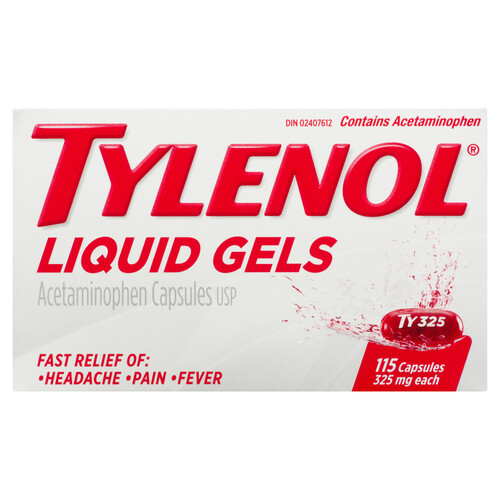 Tylenol Adult Pain Relief 325 mg Liquid Gels 115 EA