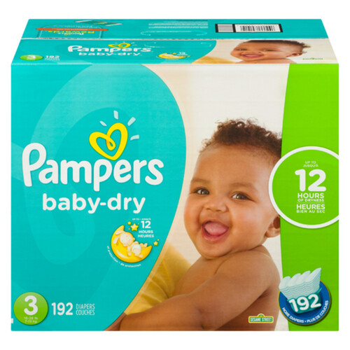 Pampers Baby-Dry Size 3 Nappy Pants Essential Pack