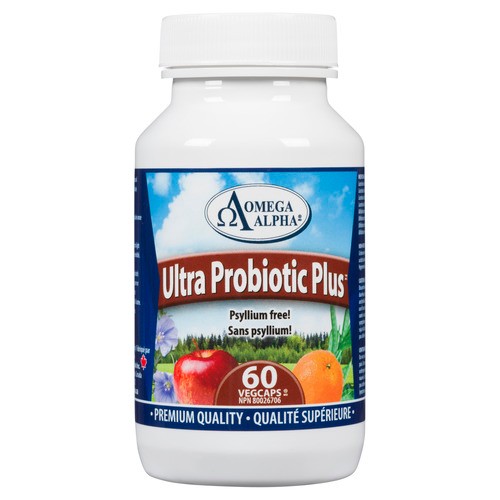 Omega Alpha Ultra Probiotic Plus Vegcaps 60 Count
