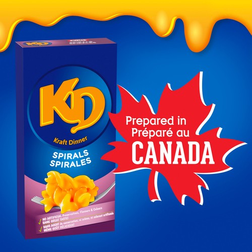 Kraft Dinner Macaroni And Cheese Spirals 175 g