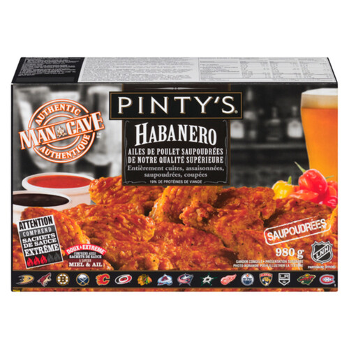 Pinty's Frozen Dusted Chicken Wings 980 g