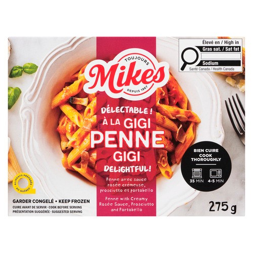 Mikes Frozen Entree Gigi Penne 275 g