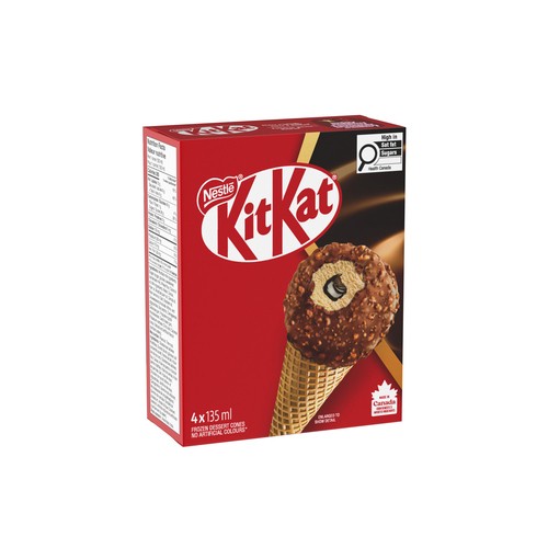 Kit Kat Cones Frozen Dessert 4 x 135 ml