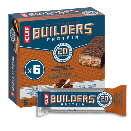 Builders Gluten-Free Protein Bars Chocolate Peanut Butter 6 Pack 408 g