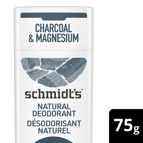 Schmidt's Natural Origin Deodorant Charcoal & Magnesium For Women Men