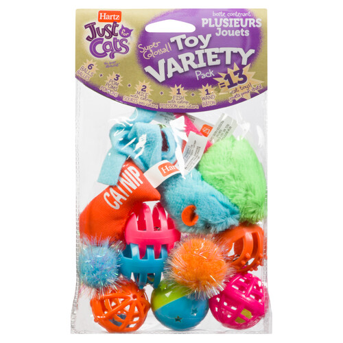 Hartz Cat Toy Just For Cats Variety 13 Pack 
