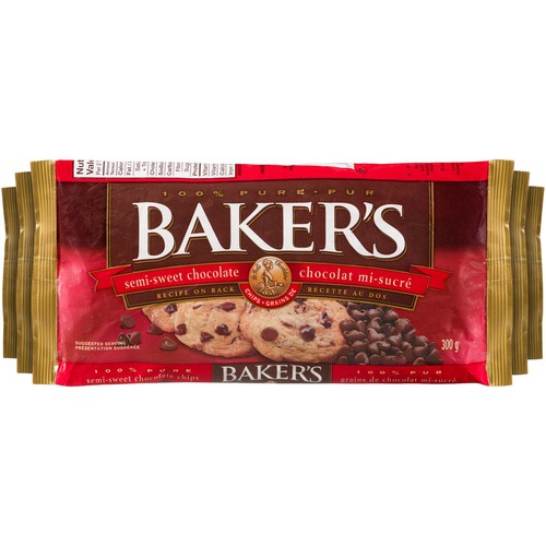 Baker'S Semi-Sweet Chocolate Chips 300 g