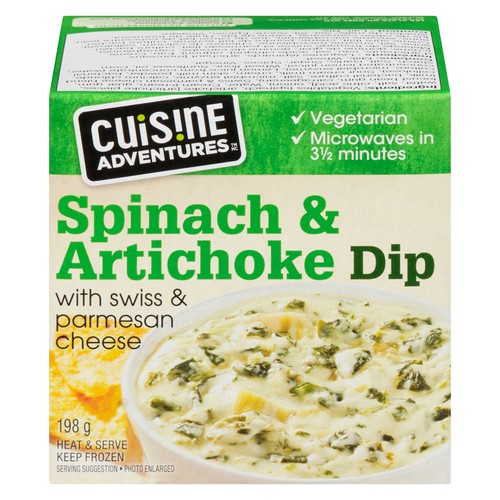Cuisine Adventures Spinach & Artichoke Dip 198 g