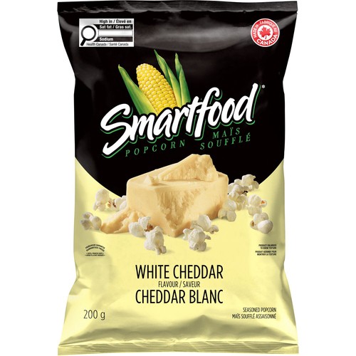 Smartfood Seasoned Popcorn White Cheddar 200 g